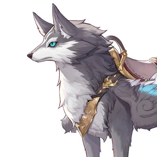 Snowstorm Sky Wolf